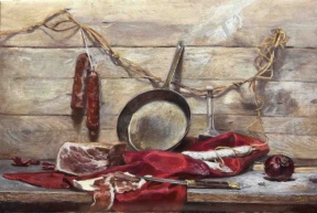 Graduate in Residence 2023-24<br>"Italian Red", Oil on canvas, 50 x 75 cm Tatiana Popova, Italian Red, Oil on Canvas, 50x75 cm, 2024 - Tatiana Popova
