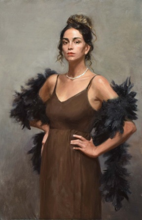 Graduate in Residence 2023-24<br>"Portrait of The Lady", Oil on canvas, 115 x 75 cm Tatiana Popova, Portrait of The Lady, Oil on Canvas, 115x75 cm, 2024 - Tatiana Popova