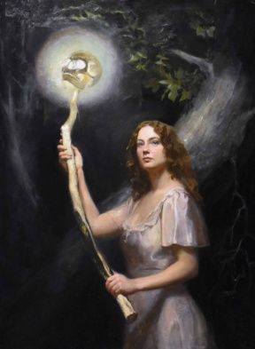 Graduate in Residence 2023-24<br>"Vasilisa the Beautiful", Oil on canvas, 140 x 105 cm Tatiana Popova, Graduate in Residence 2023-24"Vasilisa the Beautiful", Oil on canvas, 140 x 105 cm